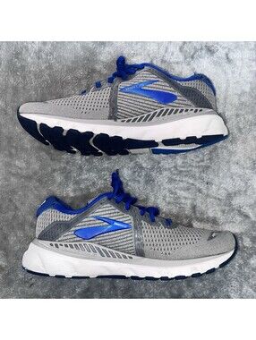 Brooks Adrenaline GTS 20 Men's Size 8D Running Shoes Gray Blue